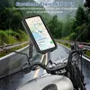 Support Téléphone Moto Rétroviseur, Anti-Vibration Réglable Voir les images du produit 3