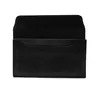 A black leather cardholder or small pouch is shown against a white background. Produktbild-Vorschau