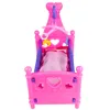 Puppenbett Mit Karussell-Bettdecke Und Kissen Gross Rosa Produktbild-Vorschau 3
