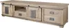 MASSIVMOEBEL24 | Meuble TV 200x55 Manguier laqué blanchi Voir les images du produit 1