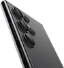 A close-up, angled view of the rear camera module of a black smartphone against a white background. Produktbild-Vorschau
