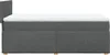 vidaXL Boxspringbett mit Matratze Dunkelgrau 80x200 cm Produktbild-Vorschau 5