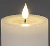 LED Kerze STREIFEN H. 4cm D. 7,5cm weiß mit Timer Formano Produktbild-Vorschau 2
