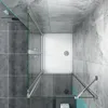 eckdusche Doppeltür 120x90x195cm Eckig-kabine Produktbild-Vorschau 3