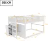 Merax Etagenbett 140x200cm mit Lattenrost, Hochbett mit Produktbild-Vorschau 7