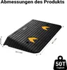 Wiltec Schwellenrampe bis 50 t, Rampe aus robustem Gummi Produktbild-Vorschau 3