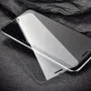 A screen protector is shown partially applied to a smartphone, resting on a dark, textured surface. Anteprima dell’immagine prodotto