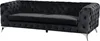 BELIANI Sofa Schwarz Samtstoff 3-Sitzer Chesterfield Stil Produktbild-Vorschau 5