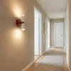 TWIN Wandlamp, E27, 2-licht, metalen lamp in crème en rood, Productafbeelding-voorbeeld 3