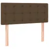 vidaXL Boxspringbett mit Matratze Dunkelbraun 90x200 cm Produktbild-Vorschau 7