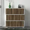 Skye Decor, Napolyon - White, Walnut, Schuhschränke, Weiß, Produktbild-Vorschau 2