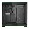 A black computer case with green accents. Náhľad obrázku produktu