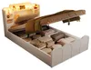 Multifunktionales weißes Bettgestell mit hydraulischem Produktbild-Vorschau 13