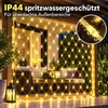 3X2m 200 LED Lichterkette Lichternetz Gelb Lichtervorhang 8 Produktbild-Vorschau 7