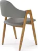 A single chair is shown from a three-quarter rear view against a white background. Podgląd zdjęcia produktu