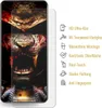A screen protector for a phone is shown next to a graphic with product features. Produktbild-Vorschau