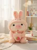 Bubble Tea Prasátko Plush - růžový zajíček Náhled obrázku produktu 3
