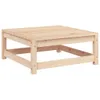 Sgabello da giardino 70x70x30 cm in legno di pino massiccio Anteprima dell’immagine prodotto 1