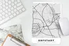 MuchoWow® Mauspad Mousepad Deutschland - Stadtplan - Produktbild-Vorschau 5