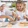 Kindermesser Set 2 Stück aus Holz, sichere Kanten, Produktbild-Vorschau 5