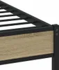 vidaXL Bettgestell ohne Matratze Sonoma-Eiche 120x190 cm Produktbild-Vorschau 7