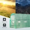 Szklarnia tunel ogrodowy foliowy 4x2x2 m 8 m² metalowy Podgląd zdjęcia produktu 7