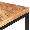 vidaXL Table de salle à manger 200x90x76 cm en bois massif Voir les images du produit 5