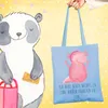 Mr. & Mrs. Panda Jutebeutel Axolotl Hurra - Sky Blue - Produktbild-Vorschau 2