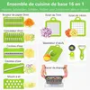 Multifunkční krouhač zeleniny 16 v 1, kráječ zeleniny, Náhled obrázku produktu 2