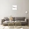 Bilder auf glas - Einteilig - Hand Grafik weiß - 30x30cm - Produktbild-Vorschau 7