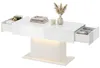 Table basse avec éclairage LED et espace de rangement, Voir les images du produit 3
