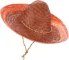 Mexikanischer Sombrero mit Hutschnur orange - Einheitsgröße Produktbild-Vorschau 3