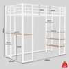 Sweiko Eisenrahmenbett mit Bett und Tisch, Kinder- und Produktbild-Vorschau 12