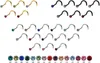 PIERCINGLINE Chirurgenstahl Nasenstecker Spirale KRISTALL Produktbild-Vorschau 2