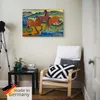 ARTland Leinwandbild Die roten Pferde (Weidende Pferde IV.) Produktbild-Vorschau 5