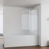 IMPTS Duschwand für Badewanne 140x140cm 3-teilig Faltwand Produktbild-Vorschau 5