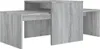 sada konferenčných stolíkov vidaXL Grey Sonoma 100x48x40 cm Náhľad obrázku produktu 1