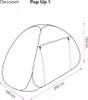 Deconet Tenda pop-up con zanzariera I, rosa, 1 persona Anteprima dell’immagine prodotto 3
