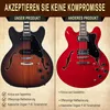 Elektrische Jazzgitarre Komplettset Matte Vollgröße Produktbild-Vorschau 3