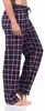 Damen Flanell Schlafanzug Hose kariert aus Baumwolle - 222 Produktbild-Vorschau 2