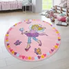Teppich Kinderzimmer Kinderteppich Kurzflor Lilifee Produktbild-Vorschau 2
