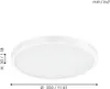 FUEVA-A Aufbauleuchte - H3 x Ø30 cm - weiß - 20W inkl. - Produktbild-Vorschau 3
