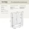 tectake® Heizkörperabdeckung Vila verschiedene Größen Produktbild-Vorschau 5