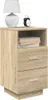 A bedside table with a lamp and an alarm clock on top. Anteprima dell’immagine prodotto