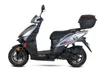 Motorroller Sonic 50 ccm 45 km/h, Euro 5, silber-schwarz, Produktbild-Vorschau 2