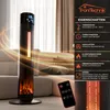 TroniTechnik® PTC Turmheizer Keramikheizer Elektrokamin mit Produktbild-Vorschau 2