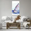 Bild auf Leinwand - Leinwandbild - Windsurfen Grafik Produktbild-Vorschau 6