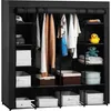 170x170x45 cm Stoffkast, opvouwbare kast, kledingkast van Productafbeelding-voorbeeld 1