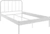 Ariel | Bett 140 cm Weißes Metall Produktbild-Vorschau 1