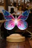 GESCHENKELAMPE Schmetterling Butterfly Lampe mit 3D LED Produktbild-Vorschau 2